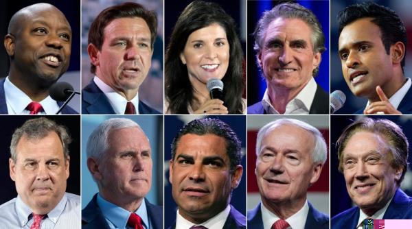 DeSantis will be joined at the debate by other top GOP co<em></em>ntenders including former Vice President Mike Pence and former New Jersey Gov. Chris Christie.