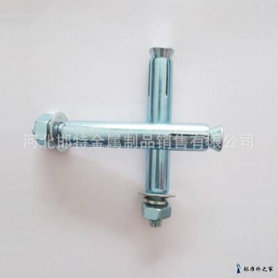 镀锌膨胀螺栓 国标膨胀螺丝 m10系列蓝白锌膨胀丝 可定制