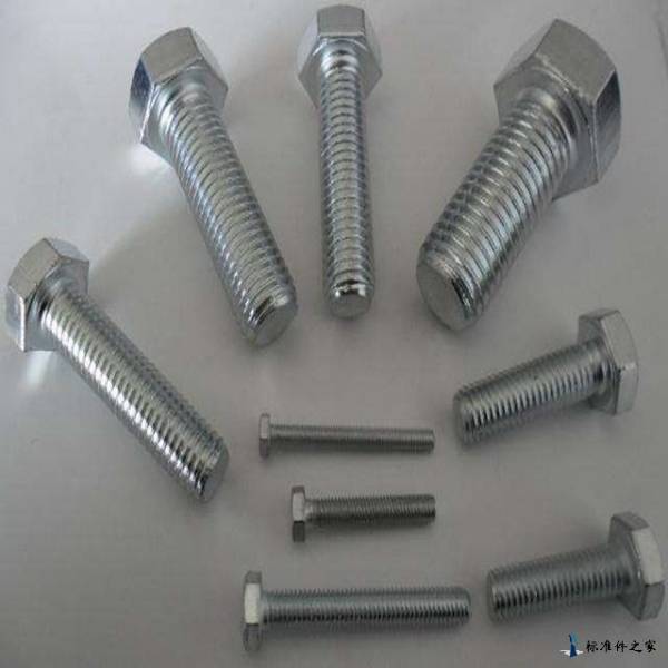 电镀锌螺栓 钢结构组装用紧固件 低碳钢白锌螺丝螺母配套规格齐全