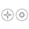 ASME/AI B 18.6.3-2013 圆头凸缘（带垫、带介）螺钉凹槽型式 [Table 39]