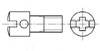 YJT  1041-2013 塑料十一字槽圆柱头头部带孔螺钉
