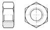 ISO  4166-1979 精密机械用六角薄螺母  F级