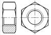 JIS B 1119-1986 眼镜框架用六角螺母
