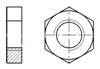 DIN  439(-1)-1987 无倒角的六角薄螺母 产品等级：B级