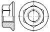 ISO  4161-2012 六角法兰螺母