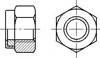UNI  2733 非金属嵌件六角加厚锁紧螺母