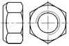 ISO  7042-2012 压点式全金属六角锁紧螺母 5、8、10、12级