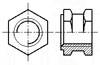 DIN  16903-1991 C型六角通孔中间带槽台阶镶入螺母