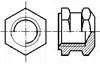 DIN  16903-1991 R型六角封闭型中间带槽台阶镶入螺母