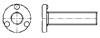 JIS B 1195-1994 平圆头焊接螺钉