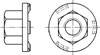 JIS B 1200-2007 六角法兰焊接螺母