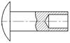 ASME/AI B 18.7.1M-1984(R2012) 米制大扁头半空心铆钉