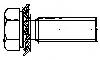 GB /T 9074.16-1988 六角头螺栓和外锯齿锁紧垫圈组合件