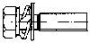 GB /T 9074.17-1988 六角头螺栓、弹簧垫圈和平垫圈组合件