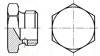 DIN  74305-1-1987 焊接压缩配件 空心螺栓