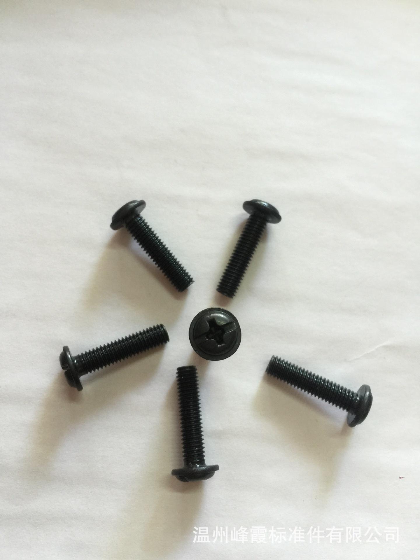 M5 M6促销 镀镍圆头螺丝钉 盘头十字机牙螺钉 圆机电子小螺丝