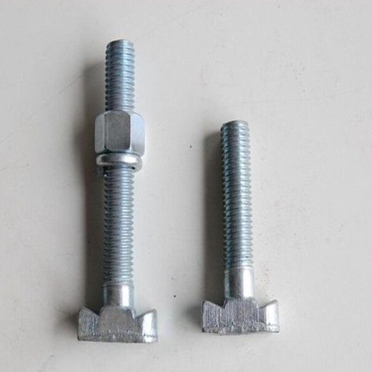 厂家供应 T型槽用螺栓 加工定制 特大加长专用螺丝 异形螺丝