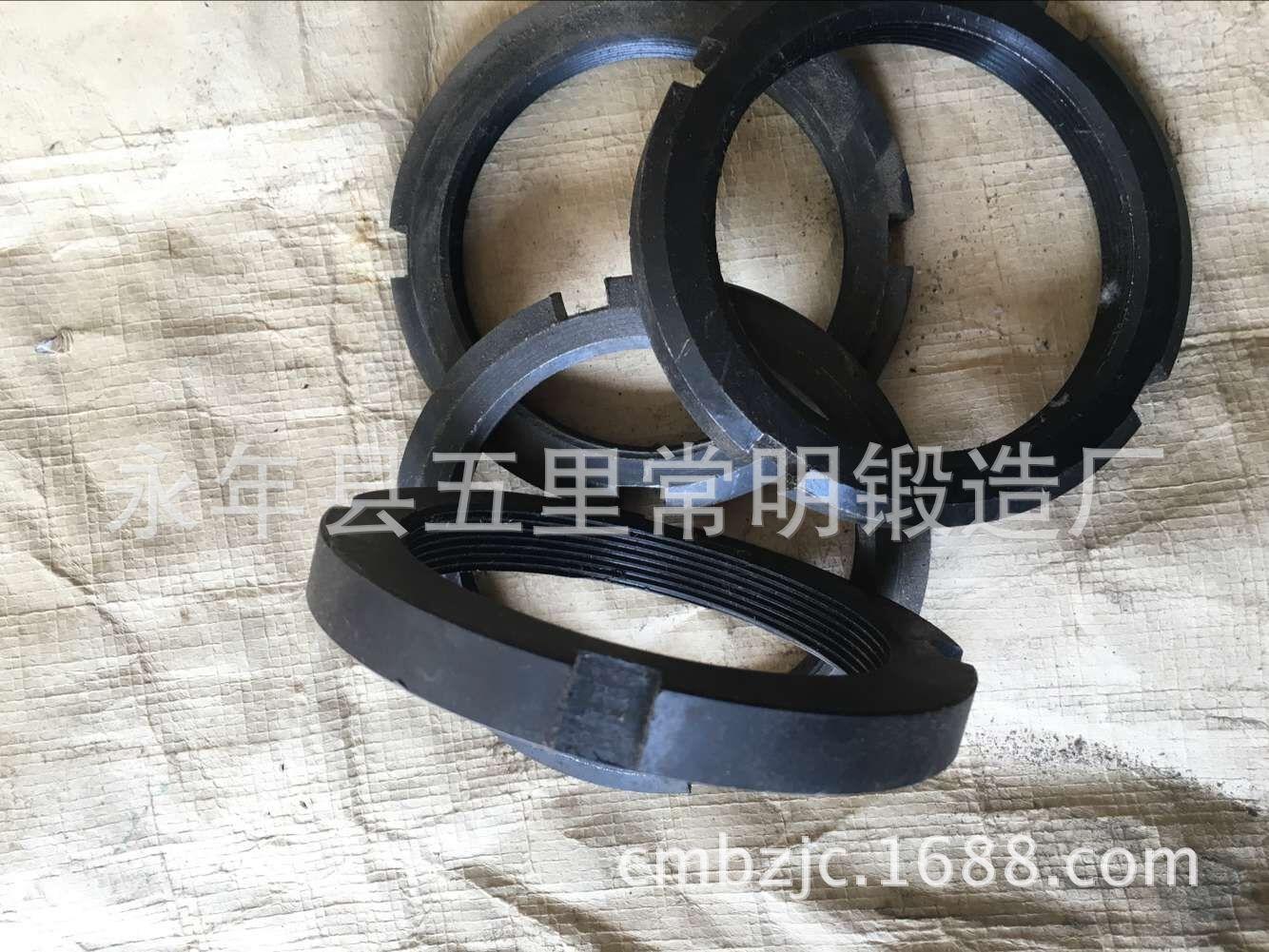 厂家直销 圆螺母 锁母 锁紧圆螺母 小四槽螺帽 及相关产品GB812